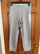 Women s A New Day Gray Skinny Ankle High-Rise Stretch Plaid Pants Size 6/R NWT