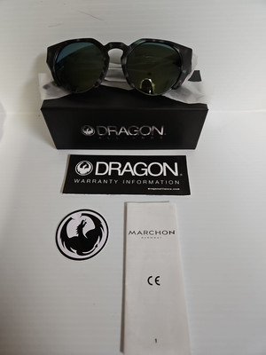 Dragon Alliance Compass Luma Lens Ion Sunglasses Matte Olive Tortoise / Petrol