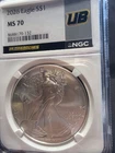 2026 American Silver Eagle NGC MS70 Ultra Breaks Gem $1 1oz Fine Bullion Rare UB