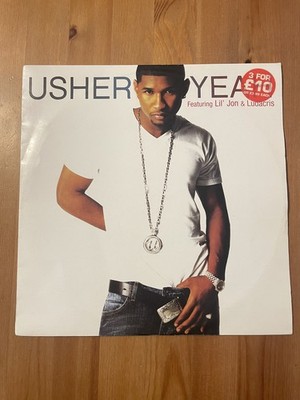 Usher Yeah 12''  Vinyl Ft. Lil Jon & Ludacris EX / VG+