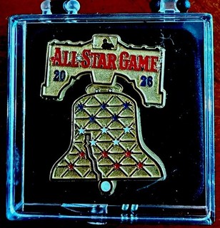 2026 MLB All Star Game Philadelphia Official Media Press Pin