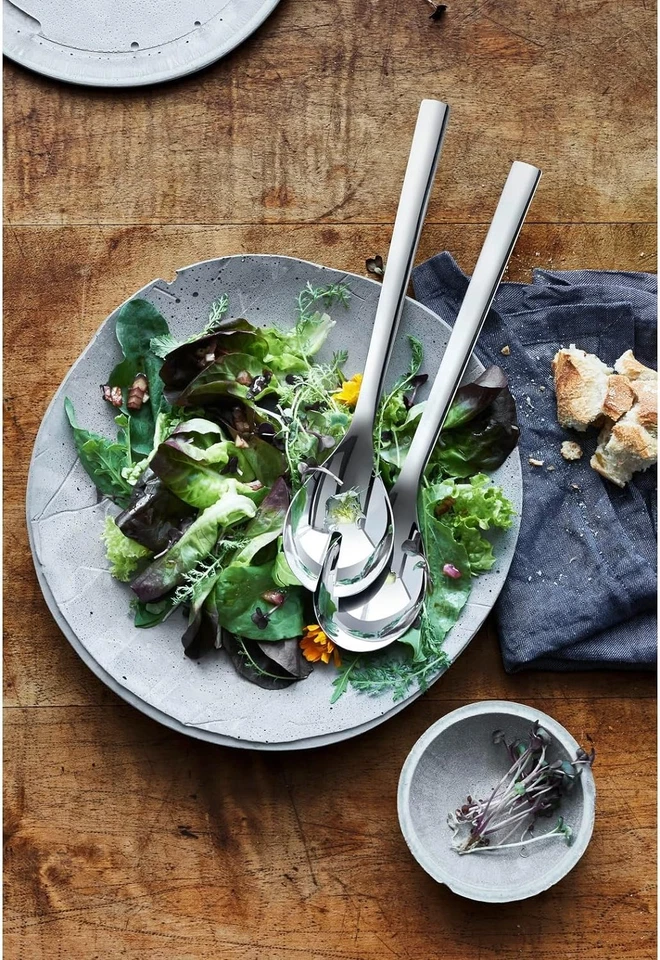 WMF Nuova - Cubiertos Ensalada 30 cm 2 Piezas , Acero Inoxidable Pulido Cromarga - Imagen 4 de 4