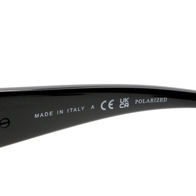 CHANEL Black Gold Sunglasses Coco Mark Heart Mirror Eyewear 