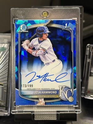 2025 Bowman Sapphire Josh Hammond #CPA-JH 1st BOWMAN Auto /199 ROYALS!