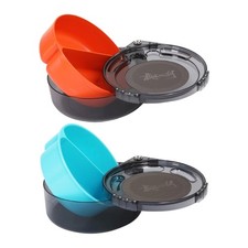 Double Deck Baits Tray For Efficient Fishing Prevents Contamination