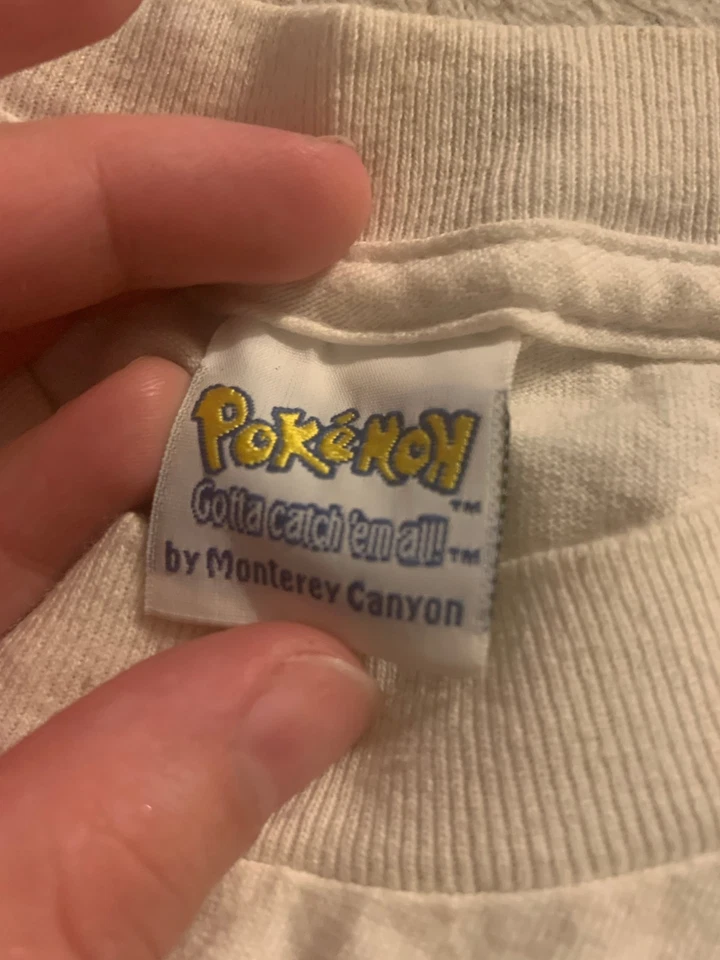 Camiseta Rara De Colección Y2K Pokémon Nintendo Mewtwo Blanca Niños - Juvenil Mediana Foto 3 de 3