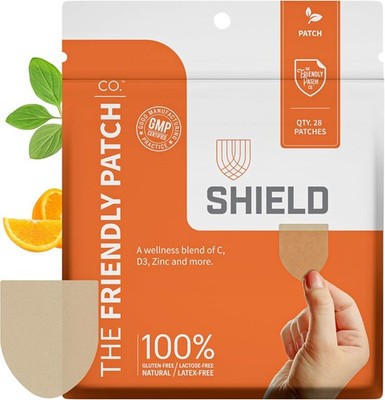 The Friendly Patch Shield Immunity Support Patch | Wearable Immune Boosters for
