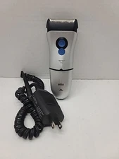 Braun Mens Cordless Facial Shaver - Series 1  150 Silver W/ Power Cord- Used 