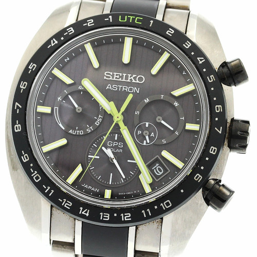 Seiko Astron SBXC087 5X53-0BF0 Solar Radio Men's Watch B+ Grade