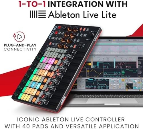 Akai Professional USB MIDI Controller with Ableton Live Lite APC 40 MKII F/S NEW - Picture 3 of 12