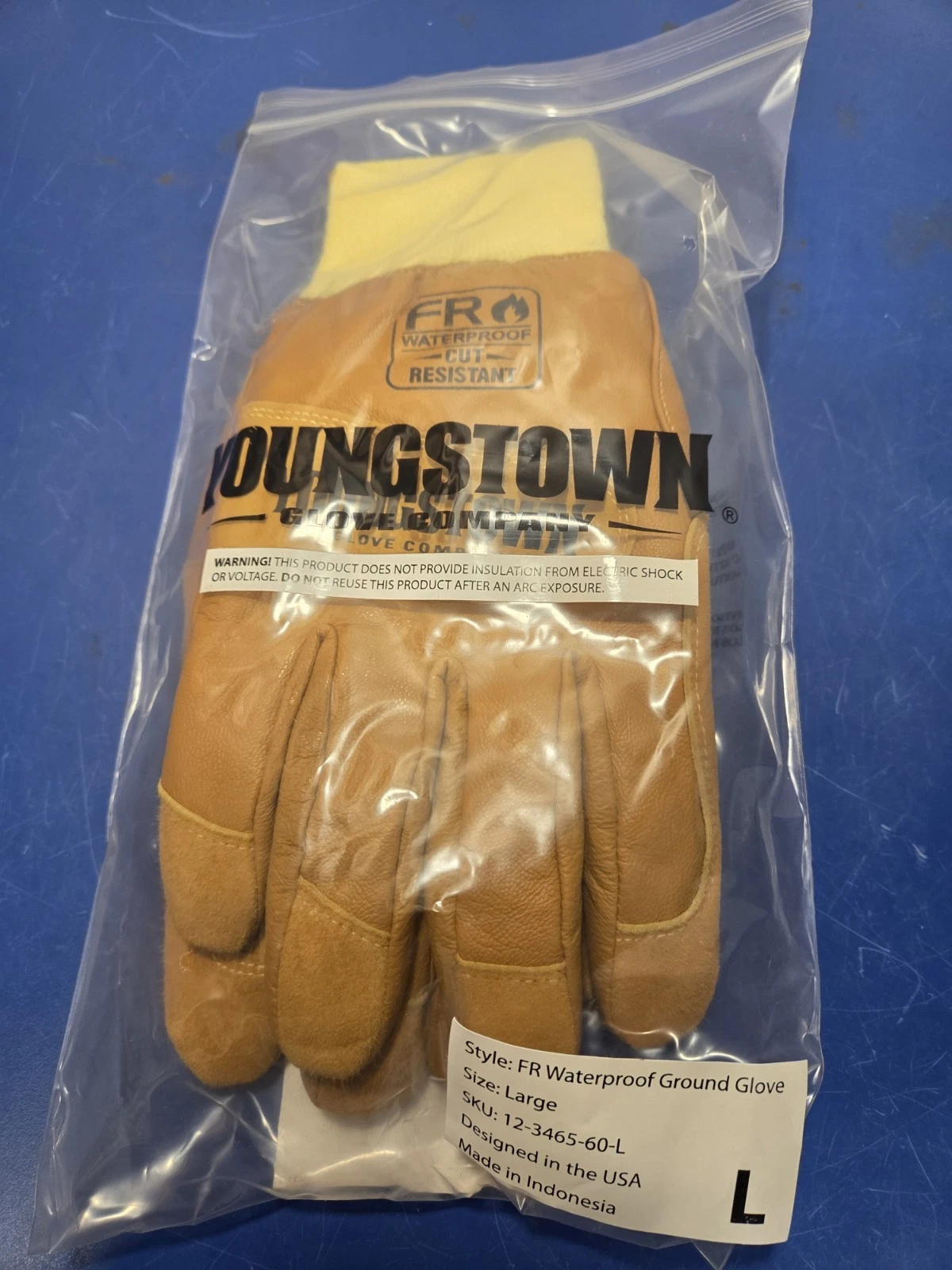 Youngstown FR Waterproof Ground Glove 12-3465-60-L Large