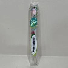 Mentadent 41 Toothbrush Soft Compact Head Flared Side Bristles Pink Oral Care