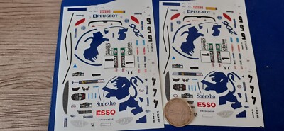 Décalcomanies 1/43 Pour Peugeot 201 - Décoration Michelin - Occasion