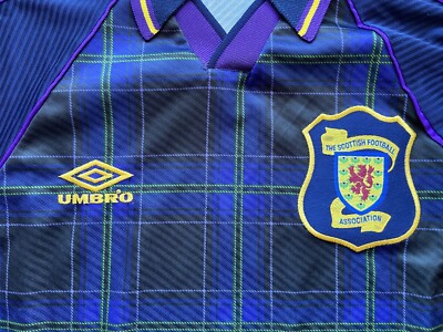 SCOTLAND 1994 1996 HOME FOOTBALL SHIRT SOCCER JERSEY UMBRO