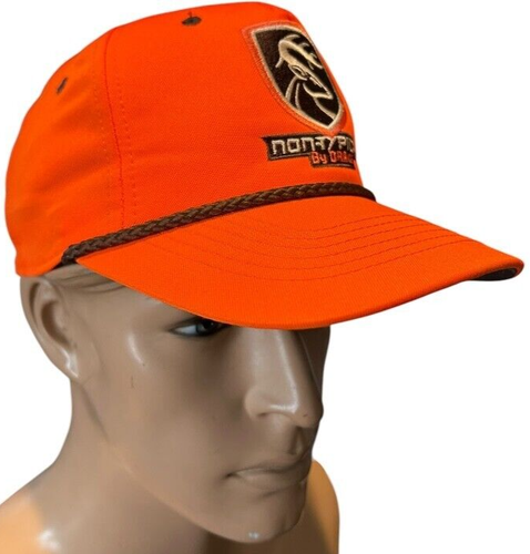 Drake Waterfowl Non-Typical Five-Panel hook & loop adjustable Blaze Orange Hat - Picture 5 of 7