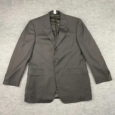 Daniel Cremieux Men's Blazer Loro Piana Italy Black 40R Wool