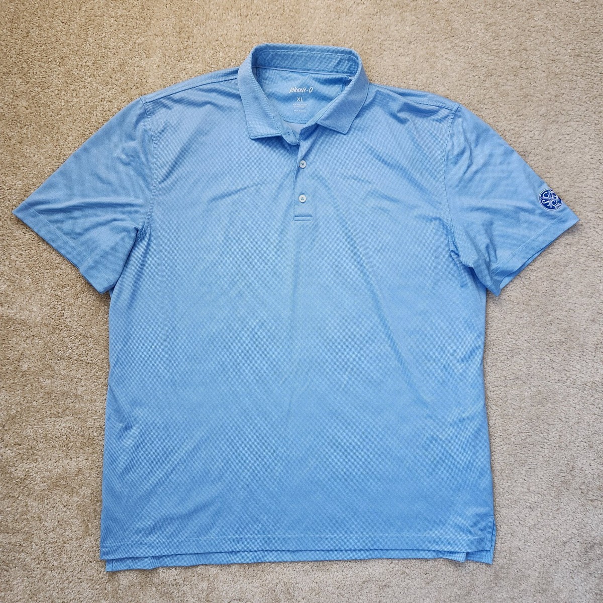 Johnnie-O Polo Shirt Mens Extra Large Blue Golf Golfing Outdoor