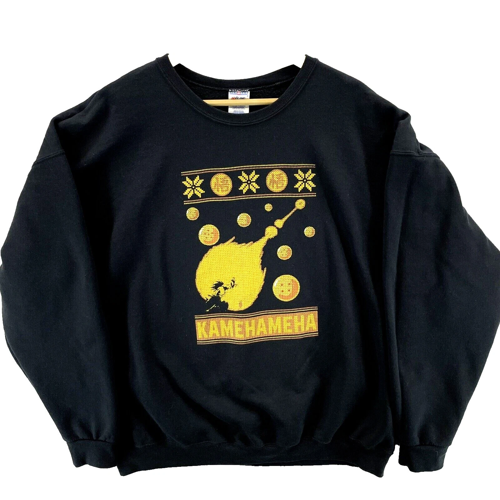 Suéteres Negro cuello redondo JERZEES para hombres