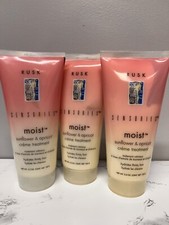 LOT 3 pc RUSK SENSORIES MOIST SUNFLOWER  APRICOT CREME TREATMENT 5.3oz ea NEW