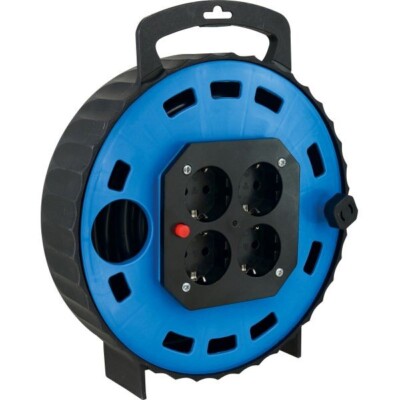 HEDI Kabelbox blau 10m PVC-Leitung H05VV-F 3G1,5