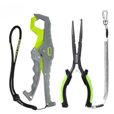 Fishing Pliers Fish Gripper Set Long Nose Hook Remover High-Carbon Stee Line New