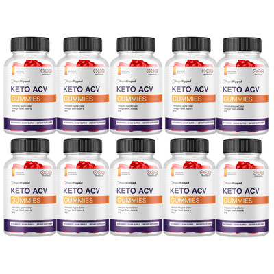 Keto + ACV 1000mg For Advanced Weight Loss Support Gummies - 10 Bottles