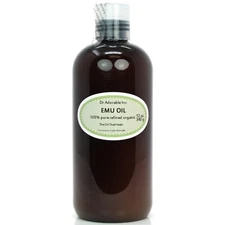 12 Oz Premium Pure Organic Cold Pressed Best Fresh Australian Emu Oil Skin Care