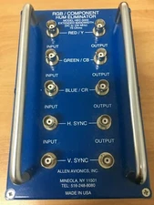 Allen Avionics HEC-5000 5-Channel Video Humbucker RGB Component Hum Eliminator