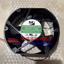 1 Pc. New F17251Z60D024-FL200 Inverter Cooling Fan 17251 DC24V 3.20A 17CM 2Pin