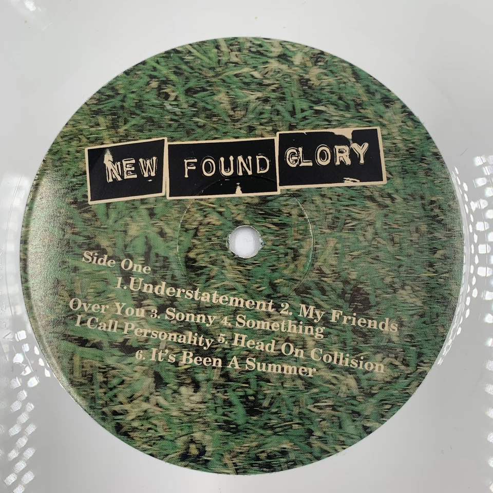 New Found Glory Sticks And Stones Original Numbered Press WHITE vinyl LP RARE - Image 3 of 4
