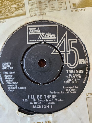 Jacksons "A B C" 1970 TAMLA MOTOWN UK 7" 45rpm - Picture 2 of 2