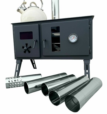 Outbacker® Firebox Eco Burn Range Oven - Portable Wood Tent Stove | eBay