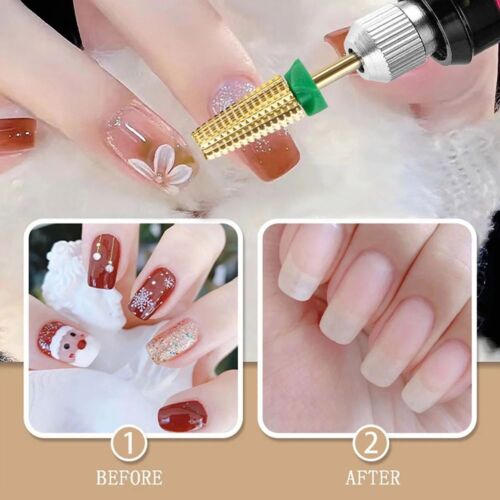 Cuticle Clean Milling Cutter 5 in 1 Remove Nail Polish Beauty Nail Art Tools - Afbeelding 1 van 17