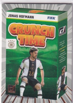 Panini Donruss Soccer Card 2023-24 No. 20 Jonas Hofmann Crunch Time Bronze