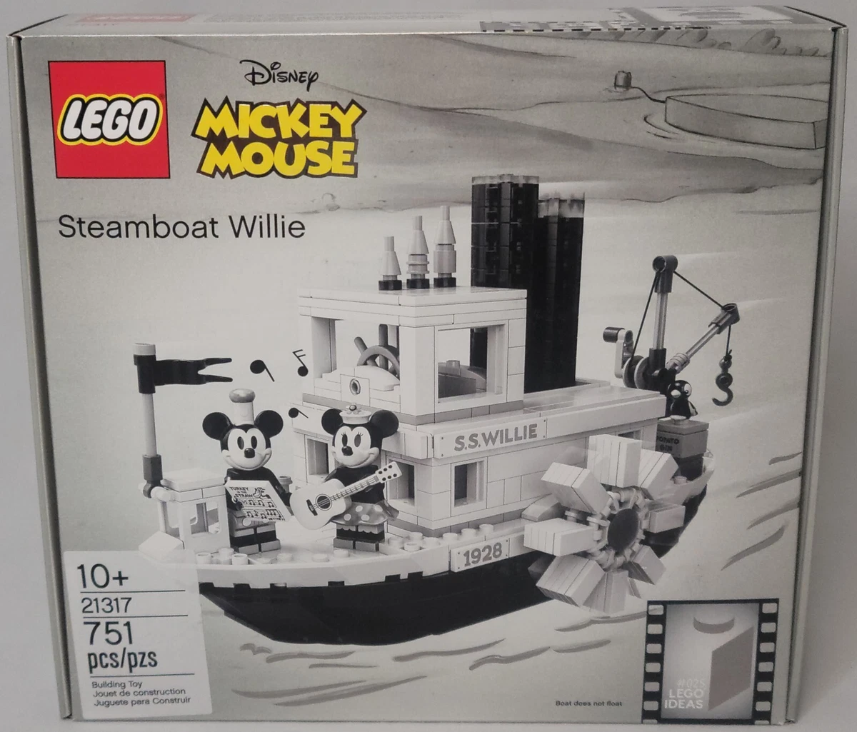 Black and white mickey mouse sale lego