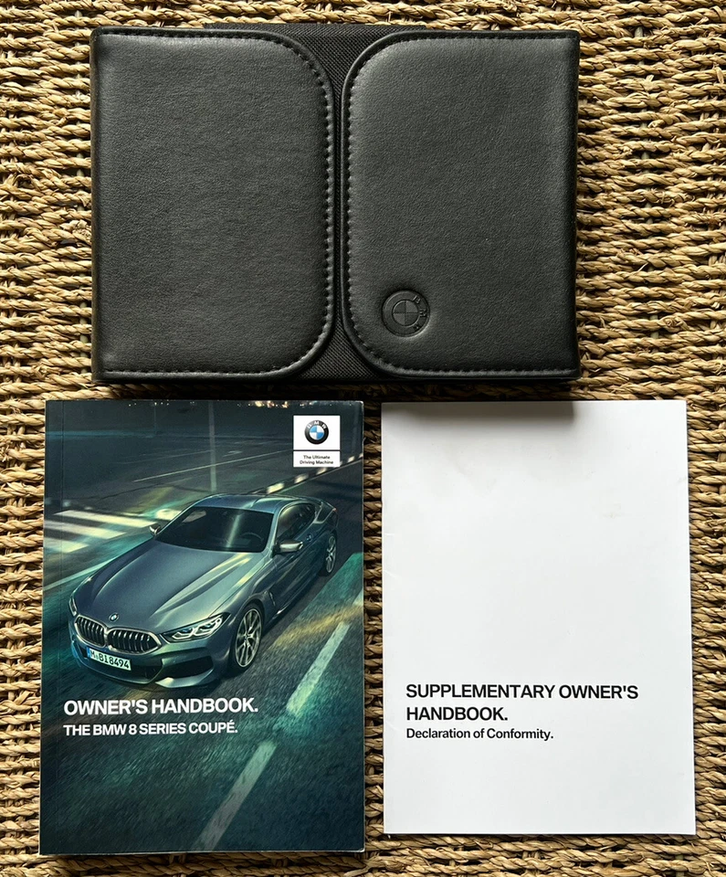 BMW 8 SERIES COUPE OWNERS MANUAL HANDBOOK IDRIVE 2018-2022 WALLET PACK - Image 1 of 1