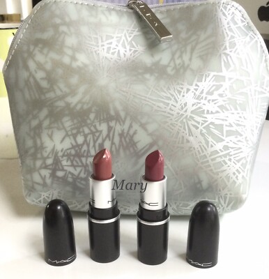 Mac 3 Pcs Set; Mini Lipsticks in Mehr - Captive + a Bag