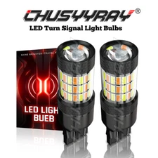 7440 Amber White LED Canbus Turn Signal Light Bulbs Fit for Toyota RAV4 2015-19