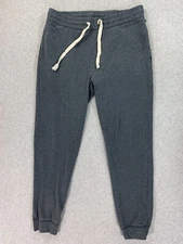 Frank & Oak Cotton Athletic Fit Jogger Sweatpants (Men's Medium) Gray