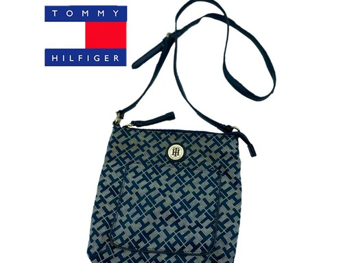Tommy Mujer Bandolera Azul Marino Hombro Bolso | eBay