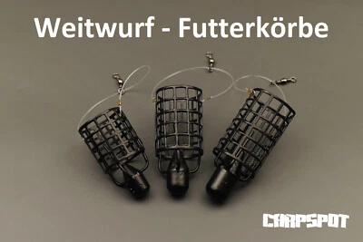 Speed Futterkorb 20g, 35g, 55g rund Weitwurf Distance Feederkorb Friedfisch TSH