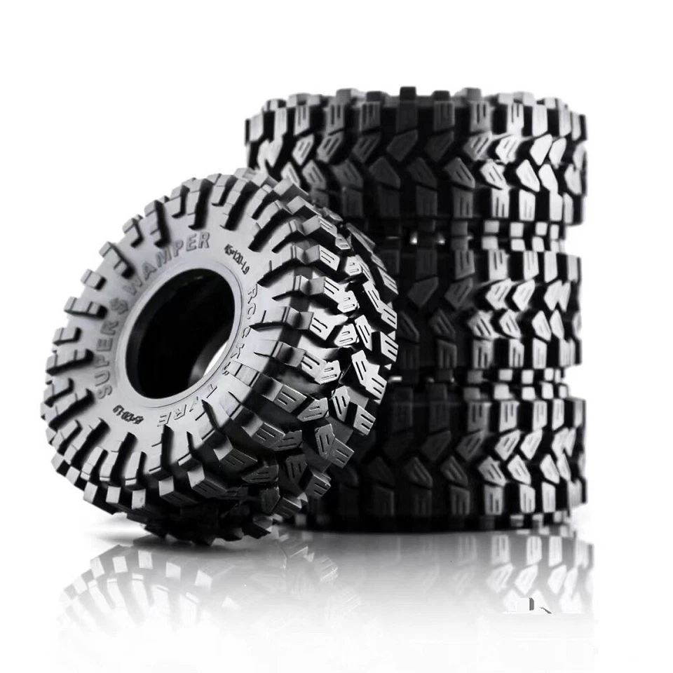 120mm 1.9" Rubber Tyres Wheel Tires for 1:10 RC SCX10 CAPRA TRAXXAS TRX-4 MST - Image 4 of 4