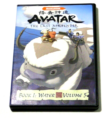 Avatar DVD Book 1 Water Volume 1-5 The Last Airbender Series