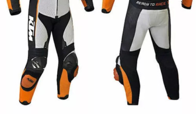 KTM 2025 Motorbike Leather pants Men Motorcycle Sports Racing Leather trouser CE