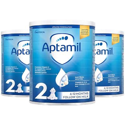 Aptamil Stage Follow On baby Milk 6-12 Months Formula Powder Substitute  3x700g UK