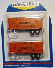 Athearn #92478 2-25' Piggyback Trailers Canadian National Railways Sealed HO1/87