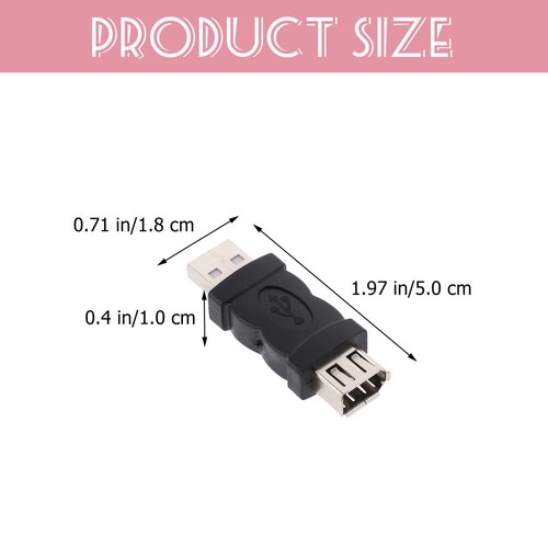 4 Pcs 6 Pin to USB Convertor Jack 1394 USB Converter Jack Adapter Scanner - 第 12/12 張圖片