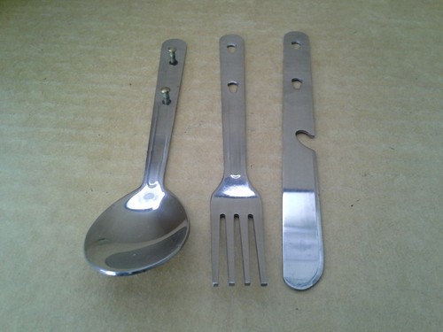 Coghlan's 3 Piece Stainless Steel Camping Utensil Set. VGC - Picture 7 of 22