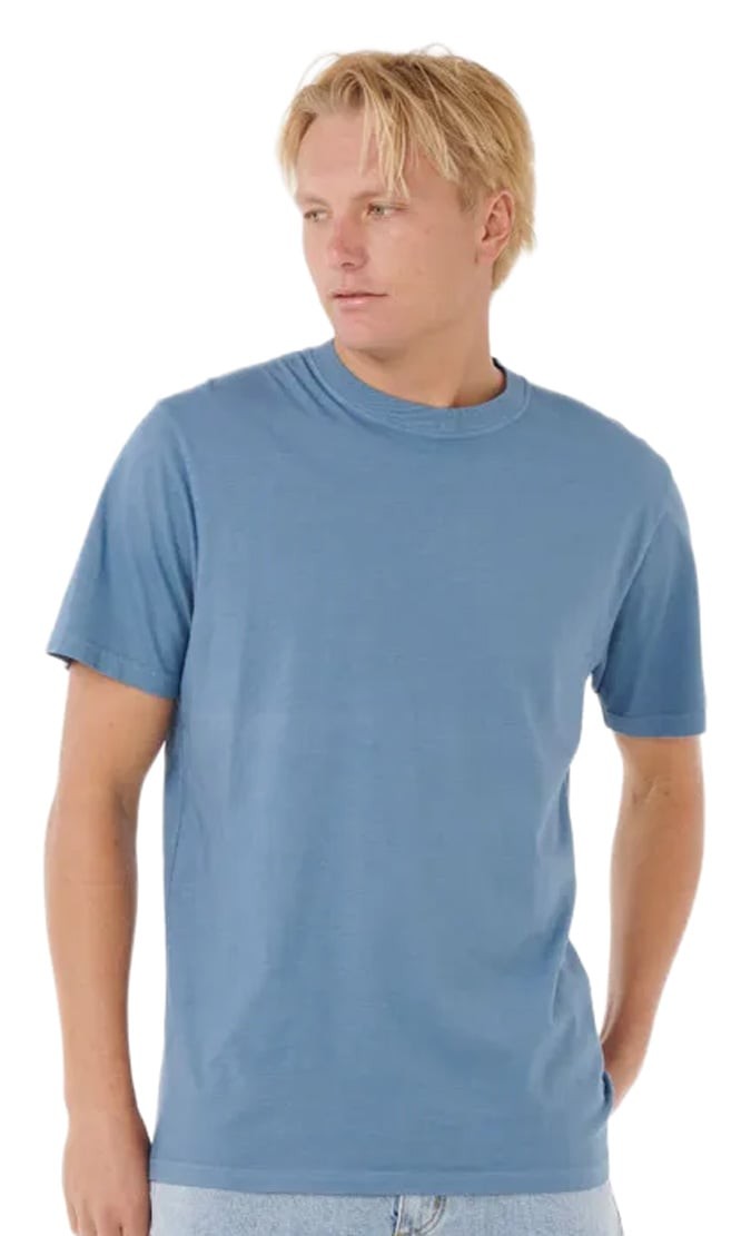 Rip Curl Plain Wash T-Shirt - Blue Fin - New 4090₽