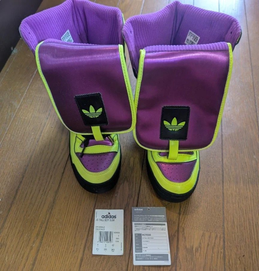 Jeremy Scott x adidas Tall Boy Summer Purple Green for Sale